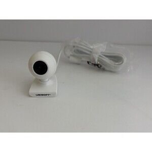 Hercules Ubisoft USB Camera PC, Mac, Game Consoles Webcam WC04 White
